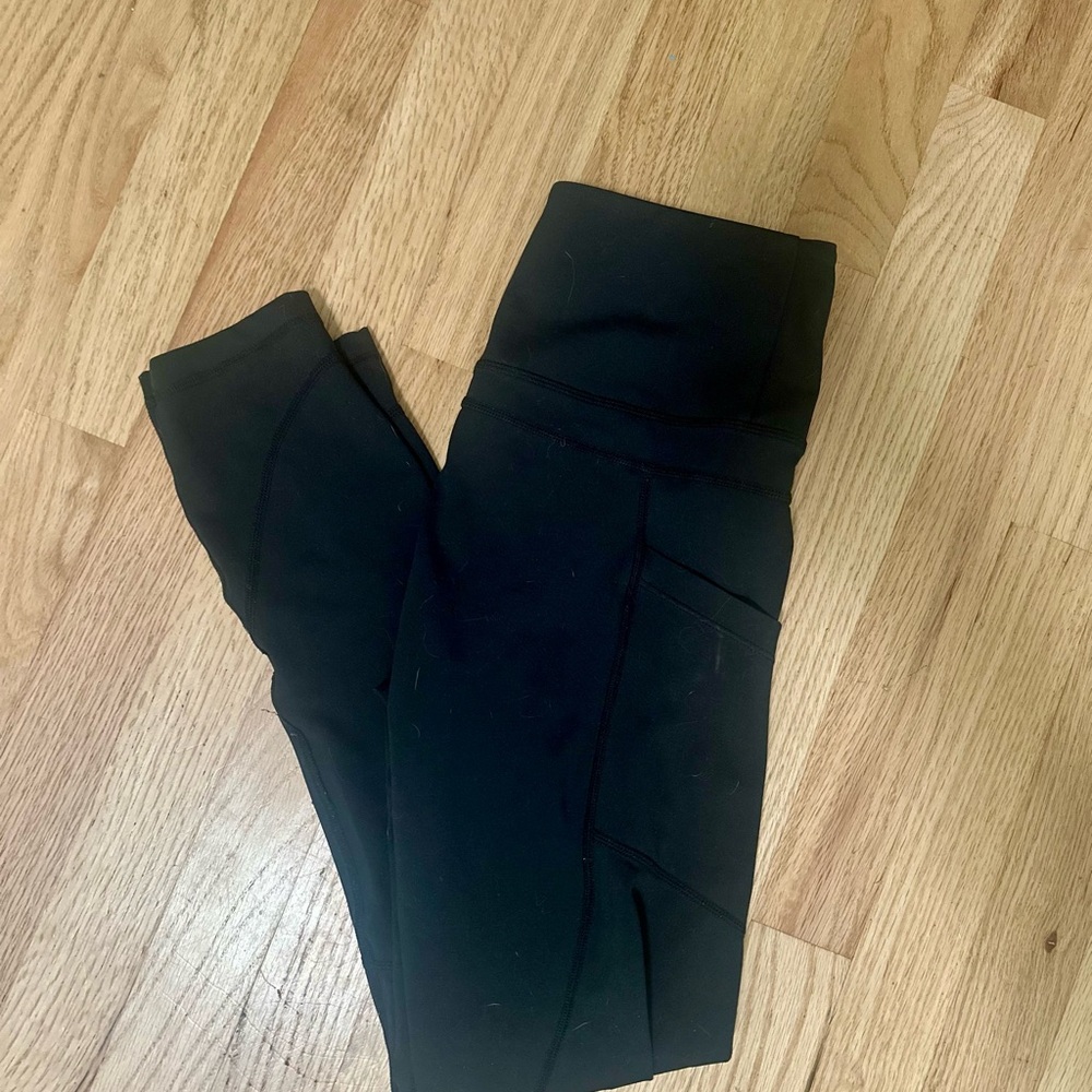 ZYIA Black pocket light n tight high rise 7/8.